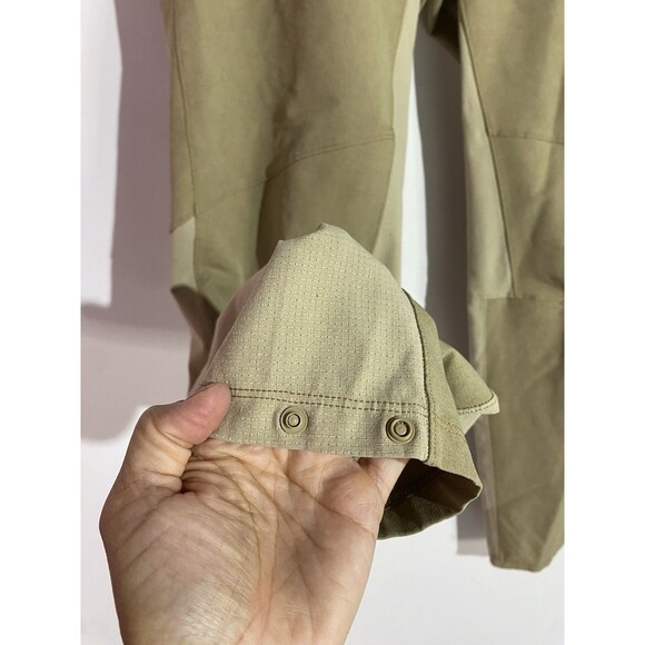 Lululemon License To Train Pant Mens S Tan Tapered Snap Hem Performance Preppy - Picture 10 of 15